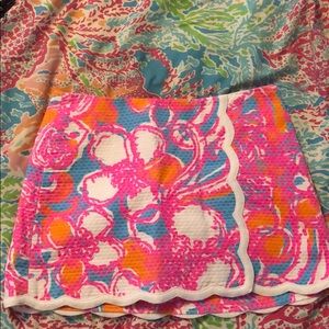 Lilly Pulitzer print skirt